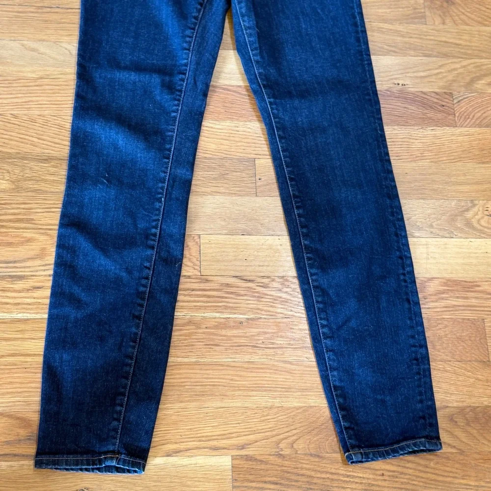 J Crew Lookout Jeans Woman 28 High Rise Skinny Stretch‎ Denim dark